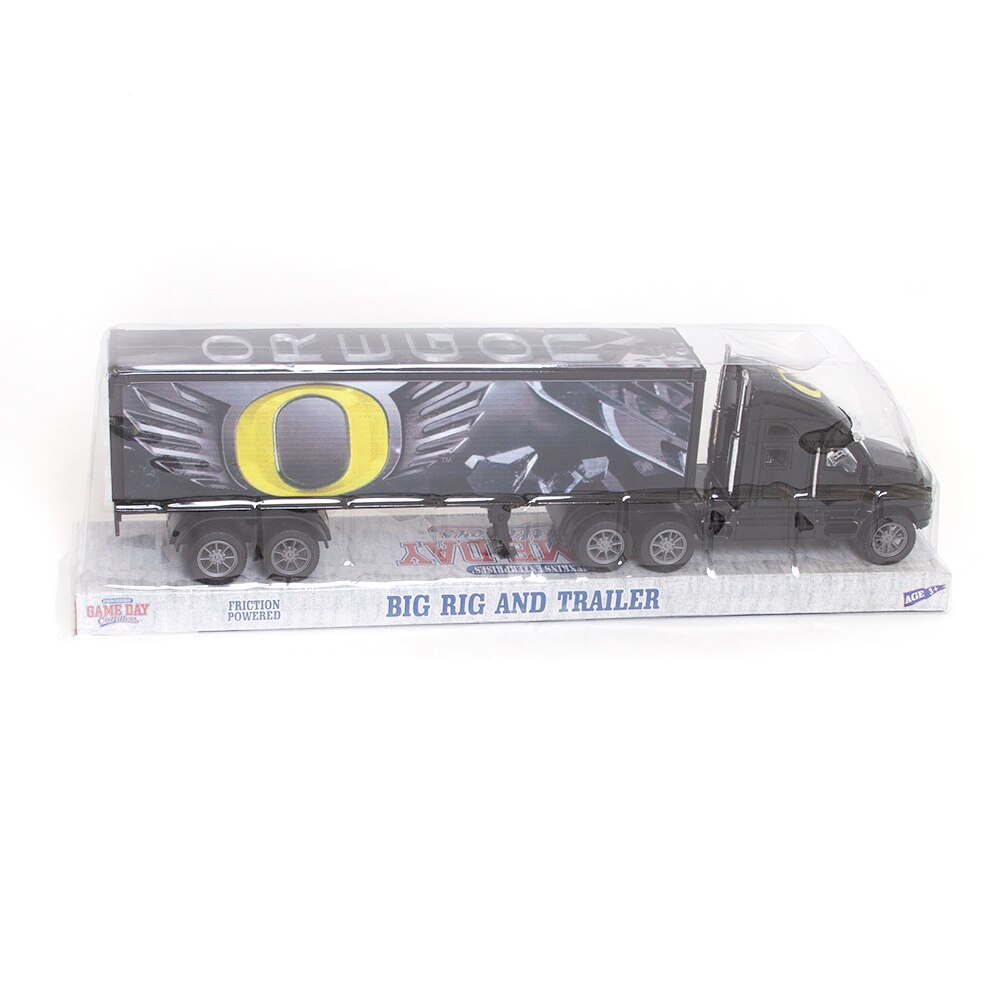 O Wings, Black, Toys & Figurines, Gifts, Jenkins, Replica, Scale 53' Big Rig, Chrome, 596842